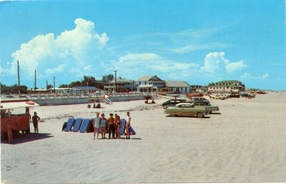 Looking North, Along Beautiful New Smyrna Beach, FL-Carey's Emporium