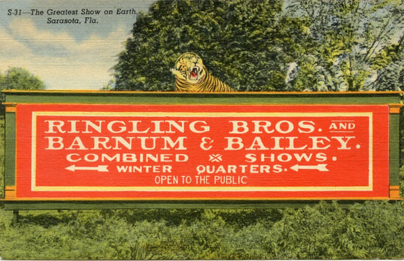 The Greatest Show on Earth, Sarasota, FL-Carey's Emporium