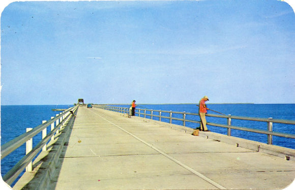 Fishing is a Popular Pastime for Tourists Who Travel the Overseas Highway, to Key West, FL-Carey's Emporium