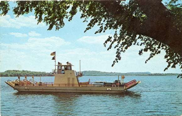 Colsac II, Car Ferry, Lake Wisconsin, Merrimac, WI-Carey's Emporium
