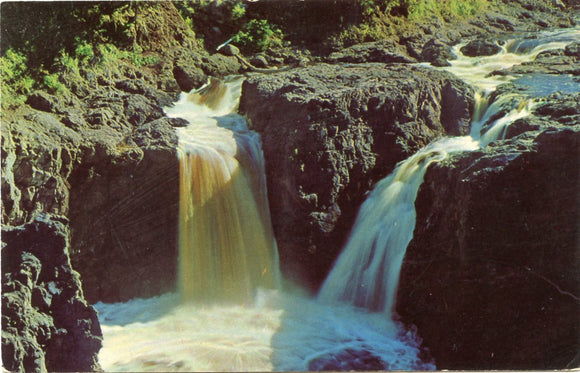 Beautiful Copper Falls, Copper Falls State Park, Mellen, WI-Carey's Emporium