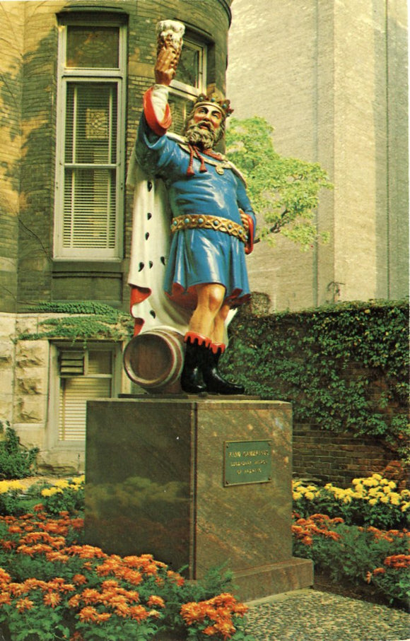 For More Than a Century, a Statue of the Good King Gambrinus, Reigned at the Pabst Home Brewery, in Milwaukee, WI-Carey's Emporium