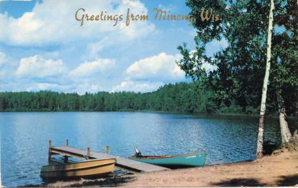 Greetings from Minong, WI-Carey's Emporium