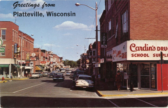 Greetings from Platteville, WI-Carey's Emporium