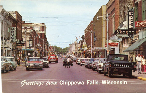 Greetings from Chippewa Falls, WI-Carey's Emporium