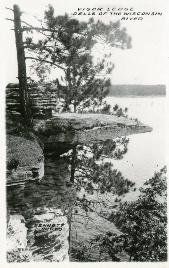 Visor Ledge, Dells of the Wisconsin River, WI-Carey's Emporium