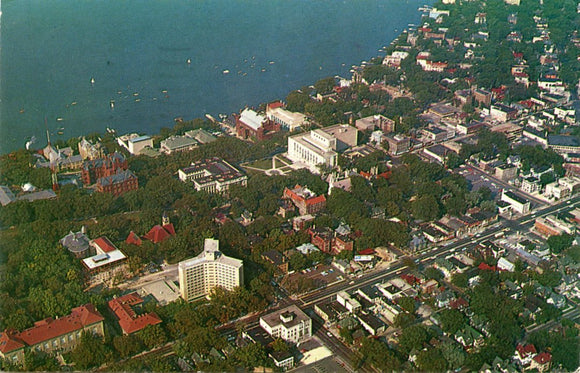 Air View Showing Campus of University of Wisconsin, Madison, WI-Carey's Emporium