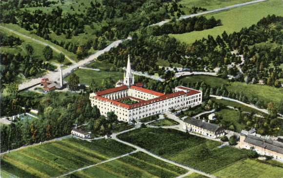 Aeroplane View, Abbey of Gethsemani, Founded Dec. 20, 1848, Trappist, KY-Carey's Emporium