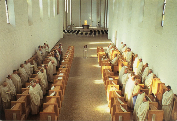 Monks in Choir, Gethsemani Abbey, Trappist, KY-Carey's Emporium