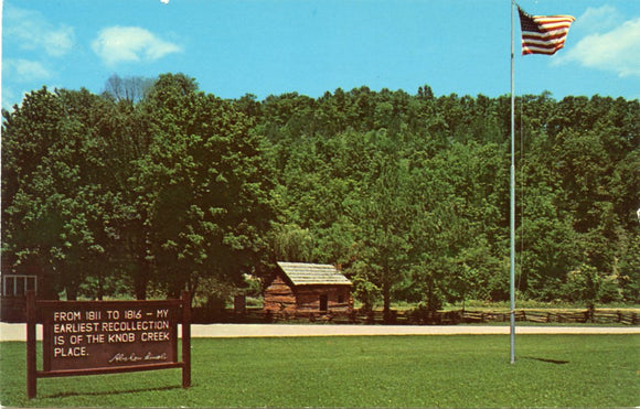 Abraham Lincoln's Boyhood Home, 1811-1816, Knob Creek, Hodgenville, KY-Carey's Emporium