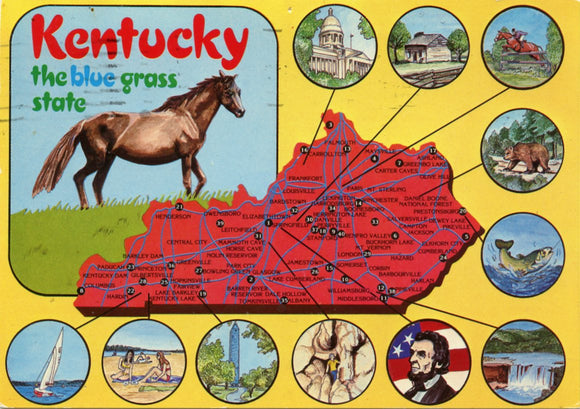 Kentucky, The Blue Grass State-Carey's Emporium