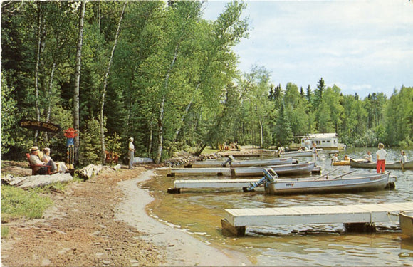 Pine Aire Resort Beach Area, Eagle River, WI-Carey's Emporium