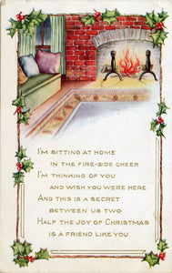 I'm Sitting at Home in the Fireside Cheer-Carey's Emporium