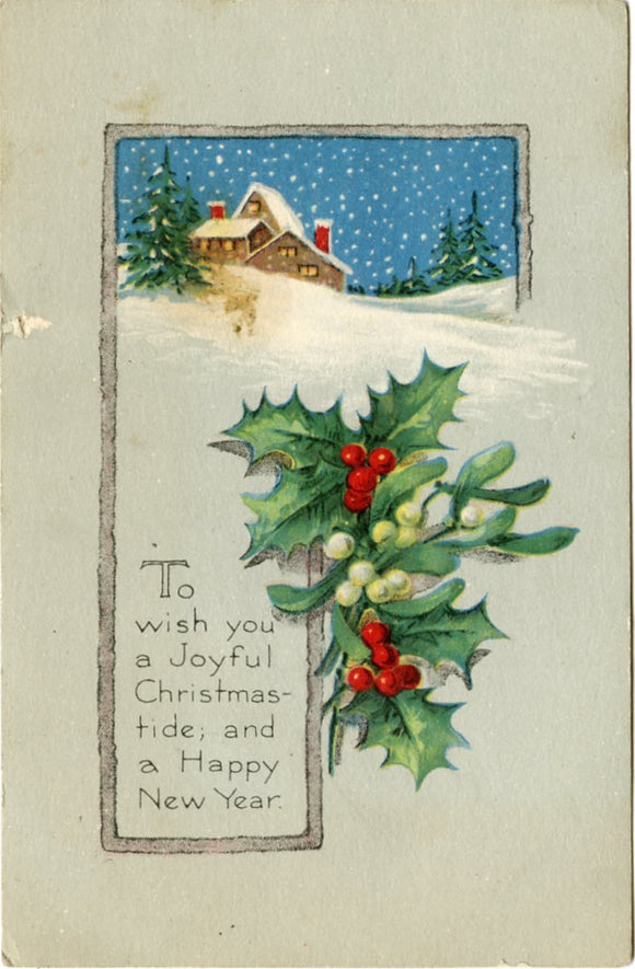 To Wish You a Joyful Christmastide, and a Happy New Year-Carey's Emporium