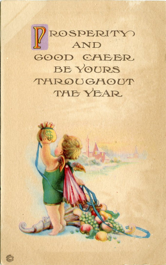 Prosperity and Good Cheer Be Yours Throughout the Year-Carey's Emporium