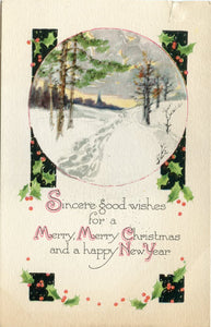 Sincere good wishes for a Merry Merry Christmas and a happy New Year-Carey's Emporium