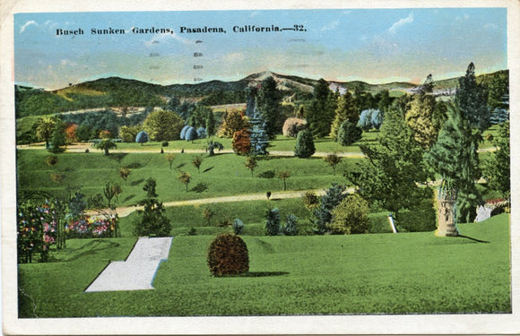 Busch Sunken Gardens, Pasadena, CA-Carey's Emporium