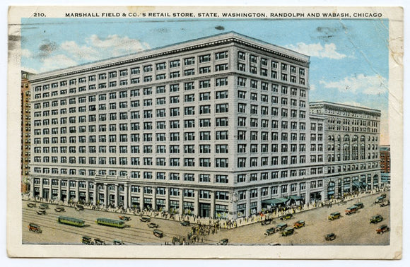 Marshall Field and Co.'s Retail Store, State, Washington, Randolph and Wabash, Chicago, IL-Carey's Emporium