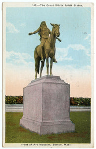 The Great White Spirit Statue, Front of Art Museum, Boston, MA-Carey's Emporium