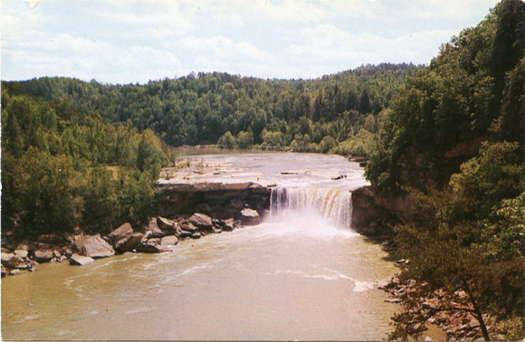 Cumberland Falls, Located at Cumberland Falls State Park on Kentucky Highway 90 near Corbin, KY-Carey's Emporium