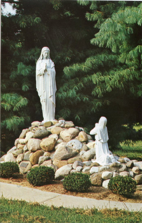 Lourdes Shrine on Provincial House Grounds, Sisters of Notre Dame, 1601 Dixie Highway, Covington, KY-Carey's Emporium
