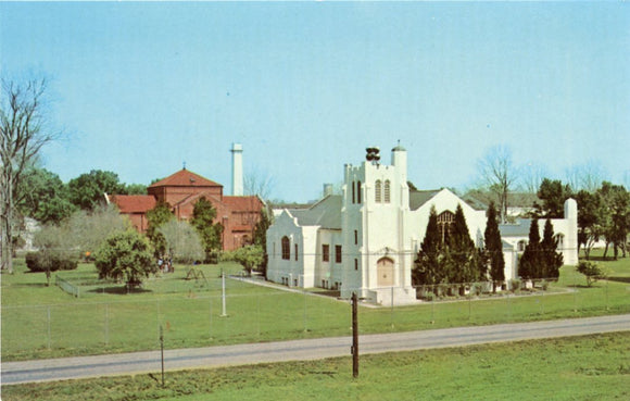 Protestant Chapel and Catholic Church at USPHS Hospital, Carville, LA-Carey's Emporium
