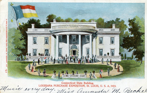 Connecticut State Building, Louisiana Purchase Exposition, St. Louis, U. S. A., 1904-Carey's Emporium
