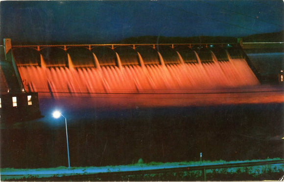Grand Coulee Dam at Night-Carey's Emporium
