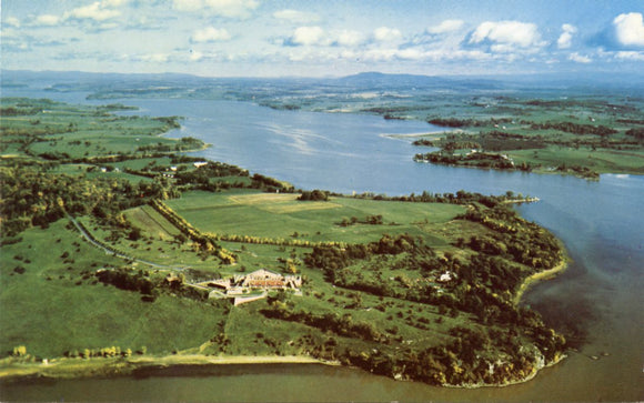 Aerial View, Fort Ticonderoga, NY-Carey's Emporium