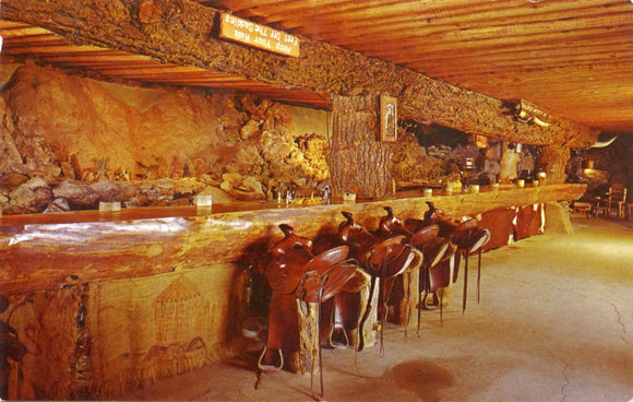 Log Bar, Frontier Town, MT-Carey's Emporium