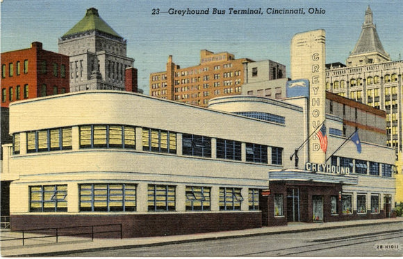 Greyhound Bus Terminal, Cincinnati, OH-Carey's Emporium