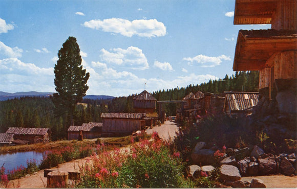 The Main Street of Frontier Town, Located 15 Miles West of Helena, Montana, on U. S. 12-Carey's Emporium