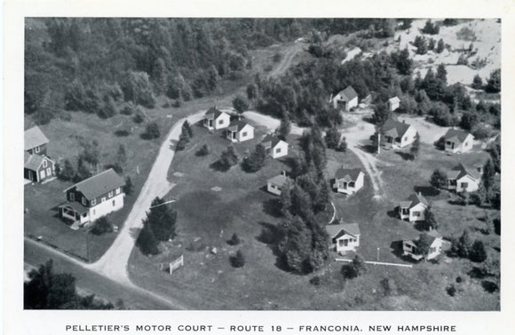 Pelletier's Motor Court, Route 16, Franconia, NH-Carey's Emporium