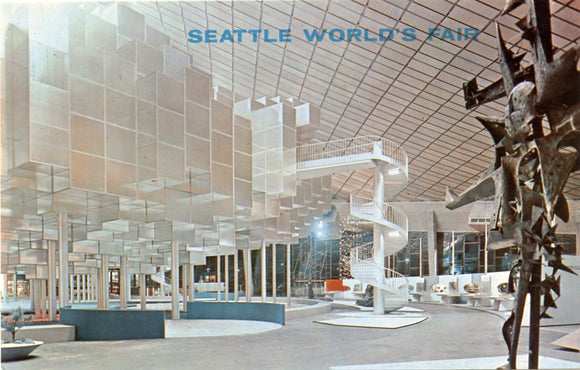 Interior of Washington State Coliseum, Seattle World's Fair-Carey's Emporium