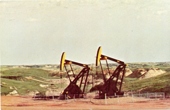 Oil Wells Pump Away to Bring up a Hidden Resource of the North Dakota Badlands-Carey's Emporium