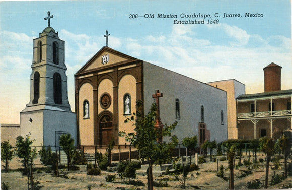 Old Mission Guadalupe, C. Juarez, Mexico-Carey's Emporium
