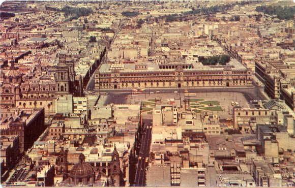 View of Mexico City, Looking Eastward from the Observation Tower of the 44 Story Latino Americana Building-Carey's Emporium