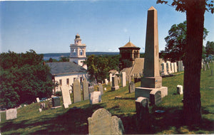 Burial Hill, Site of the Early Pilgrim Burial Ground at Plymouth, MA-Carey's Emporium