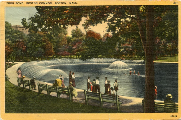 Frog Pond, Boston Common, Boston, MA-Carey's Emporium