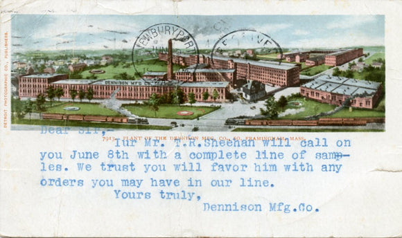 Plant of the Dennison Mfg. Co., So. Framingham, MA-Carey's Emporium