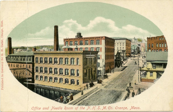 Office and Needle Room of the N. H. S. M. Co., Orange, MA-Carey's Emporium