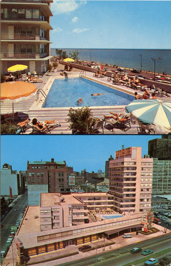 Lake Tower Motel, Lake Shore Drive at Ohio Street, Chicago, IL-Carey's Emporium