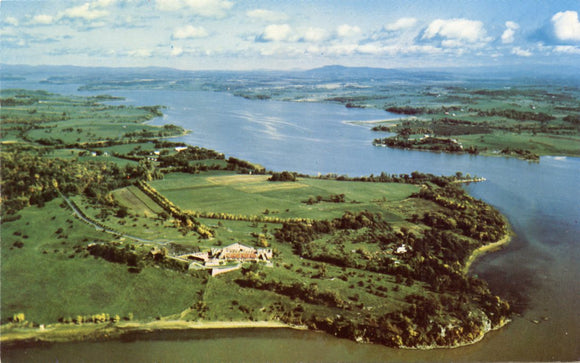 Aerial View, Fort Ticonderoga, NY-Carey's Emporium