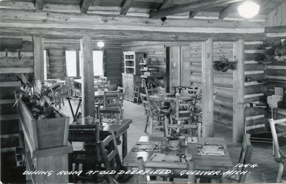 Dining Room at Old Deerfield, Gulliver, MI-Carey's Emporium