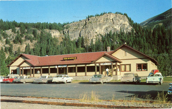 Rising Sun Motor Inn, Located on Going-to-the-Sun Road and Beside Beautiful St. Mary Lake in the east side of Glacier National Park-Carey's Emporium