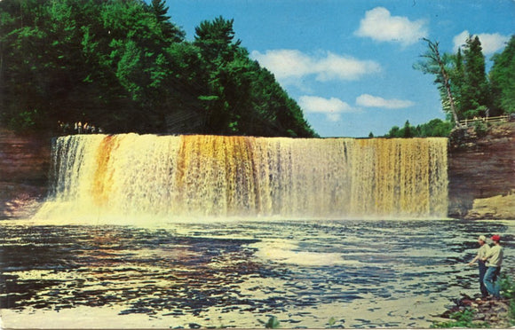 Upper Falls of the Tahquamenon River, in Michigan's Upper Peninsula-Carey's Emporium