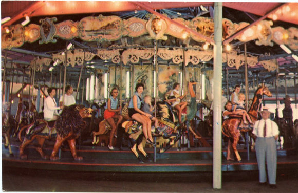 Beautiful Merry-Go-Round, Boardwalk near S. Division Street, Ocean City, MD-Carey's Emporium