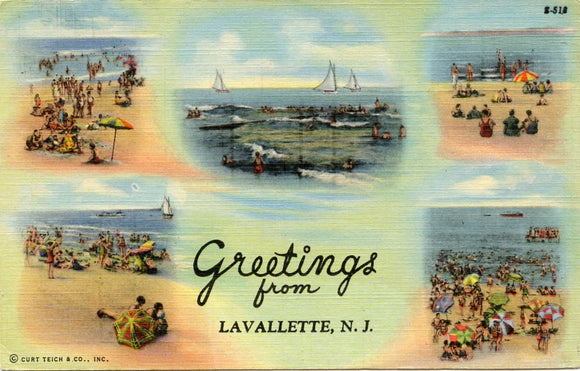 Greetings from Lavallette, NJ-Carey's Emporium