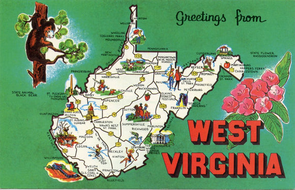 Greetings From West Virginia-Carey's Emporium