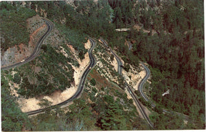 Switchbacks into Oak Creek Canyon, AZ-Carey's Emporium